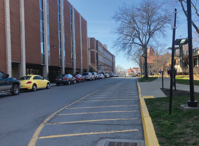 street on campus